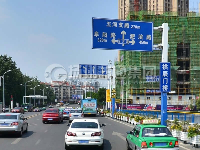 BZG-017，F(xiàn)型交通標志桿，合肥交通標志桿