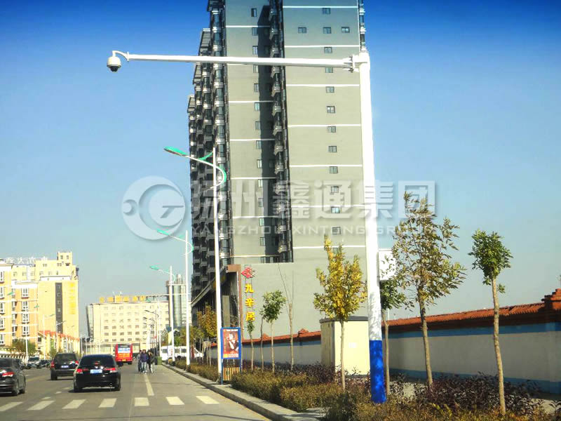 DJG-016,電子警察桿，八棱球機(jī)桿