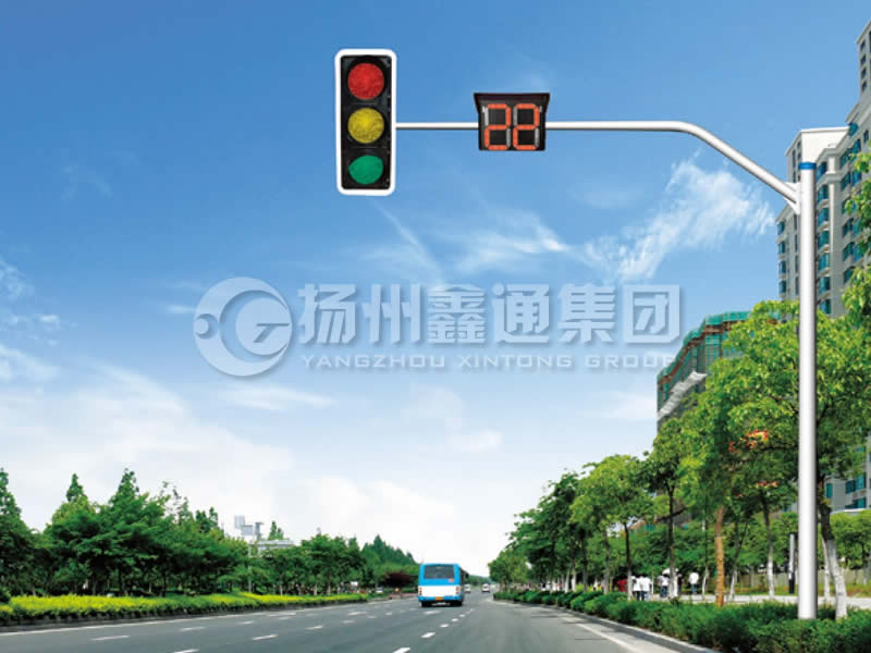 XHDG-010，彎臂信號燈桿，臨沂信號燈桿